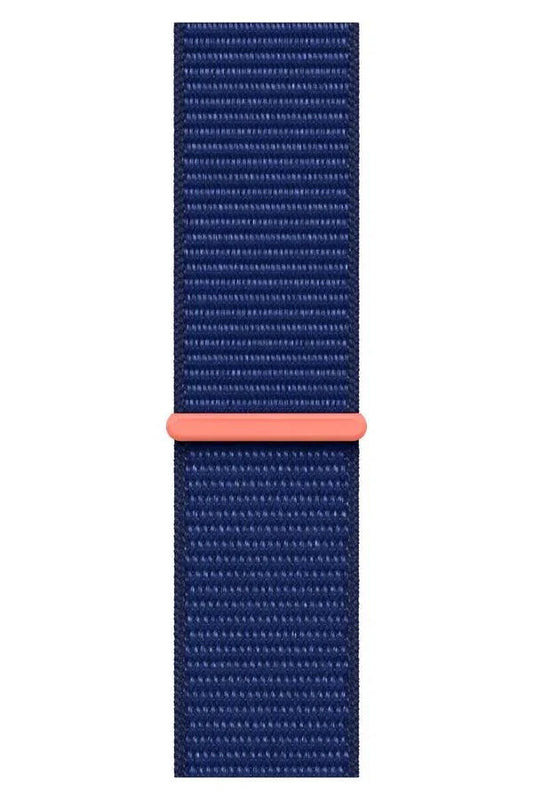 Curea Ceas Apple Watch Sport Nylon Navi Gold - WATCHERS