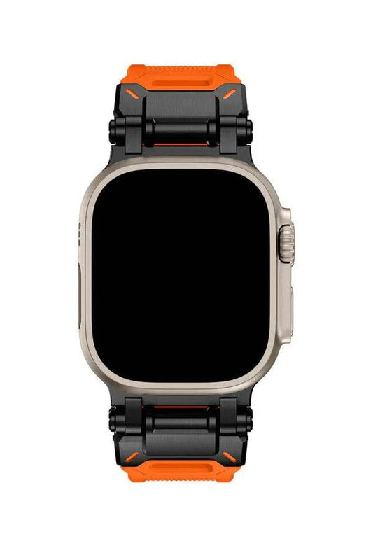 Curea Ceas Apple Watch Silicon Defender Dark Orange - WATCHERS