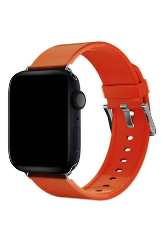 Curea Ceas Apple Watch Silicon Velura Red - WATCHERS