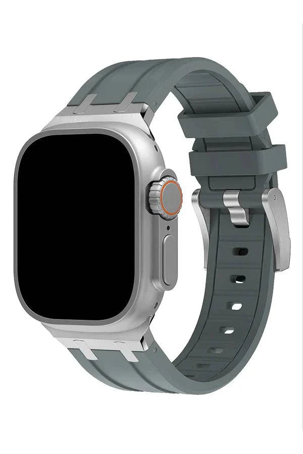 Curea Ceas Apple Watch Silicon Empire Dark Gray - WATCHERS
