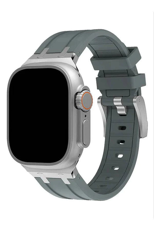 Curea Ceas Apple Watch Silicon Empire Dark Gray - WATCHERS